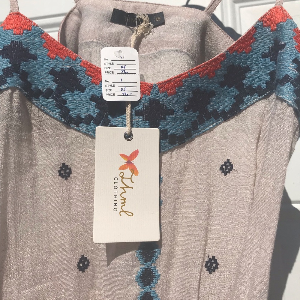 THML Tops - embroidered top NWT - thml clothing